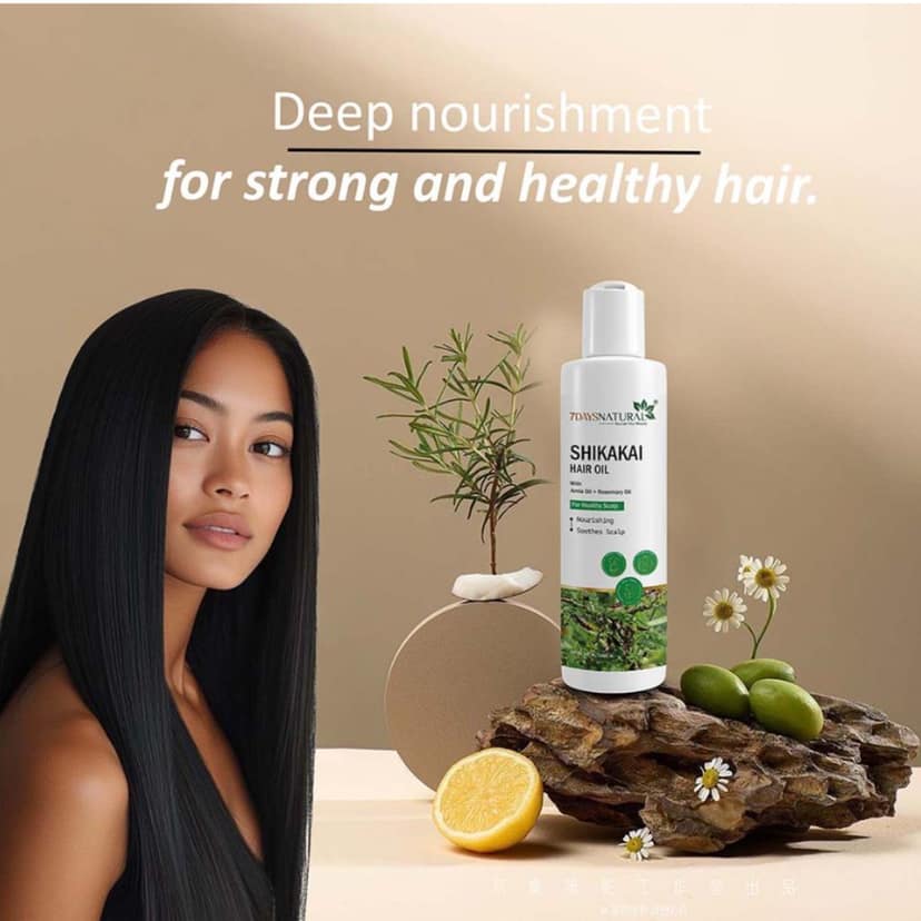 Shikakai Hair Oil with Amla & Rosemary Oil for Healthy Scalp, Hair Fall Control & Intense Growth (100 ml) Pack of 1 view 5