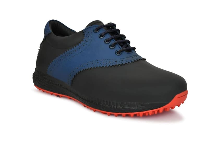 HITCARO Men Proffessional Leather Golf Shoes | Lace-Up | Phylon Sole |Waterproof | Comfortable | Breathable | Sports Shoes
