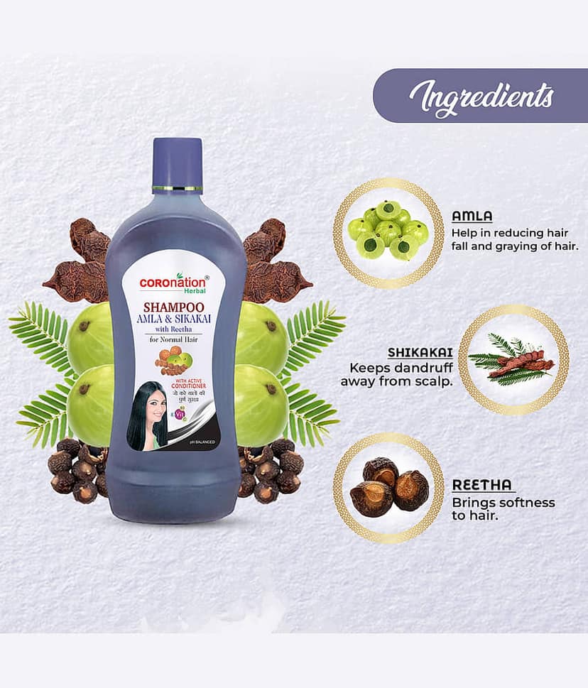 coronation herbal Daily Care Shampoo 500 ml ( Pack of 1 ) view 2
