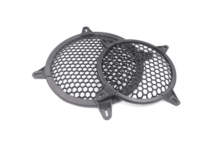 Dj Round Subwoofer Speaker Cover.6 inch.8. inch Inch Speaker Cover Black Metal Mesh Grille Speaker Grill Cover Mesh Decorative Circle Audio Accessories with Mounting Screws (Pack Of 4 ) view 3