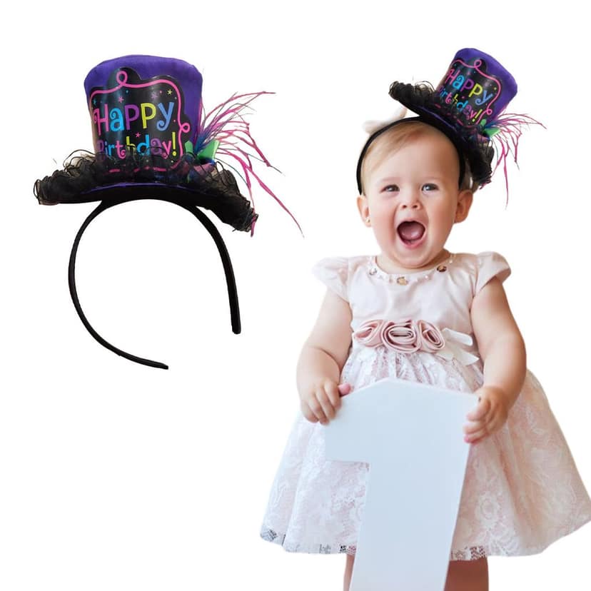 Deluxe Fancy Birthday Headband - 1PC