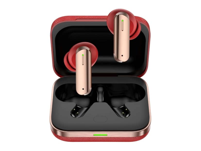 OlivLife ZEN True Wireless Earbuds, Bluetooth 6.0 in-Ear Headphones with ENC Mic, 14H Playtime, Deep Bass, Premium Sound, Type-C Fast Charging Case - Red