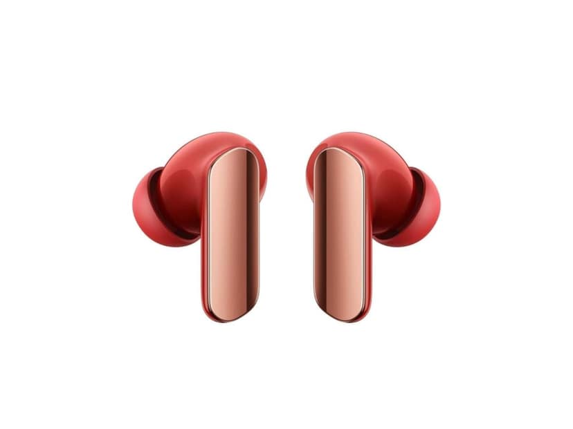 OlivLife ZEN True Wireless Earbuds, Bluetooth 6.0 in-Ear Headphones with ENC Mic, 14H Playtime, Deep Bass, Premium Sound, Type-C Fast Charging Case - Red view 2
