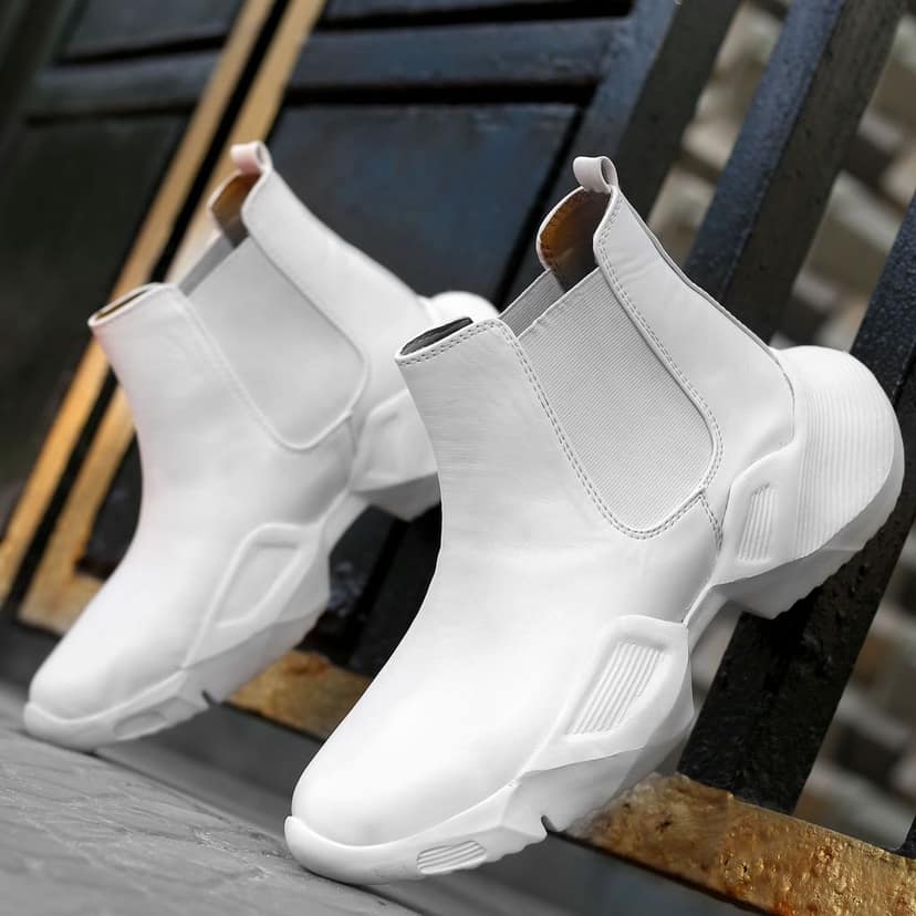 Bxxy's Faux Leather Comfort Wear Premium Chelsea Boots for Men view 3