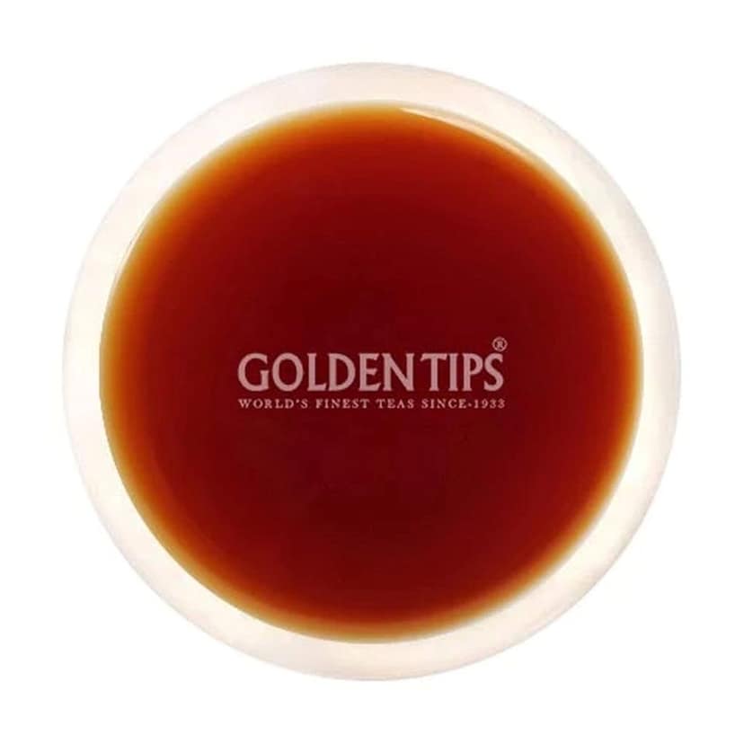 Golden Tips Healthy/Natural and Organic Loose Leaves Lemon Flavour Black Tea Tin Can (100 Gram, 50 Cups) view 3