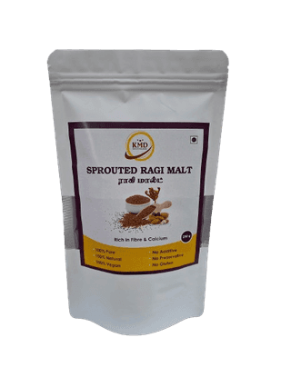 KMD Sprouted Ragi Malt - 250g | Rich in Fibre & Calcium