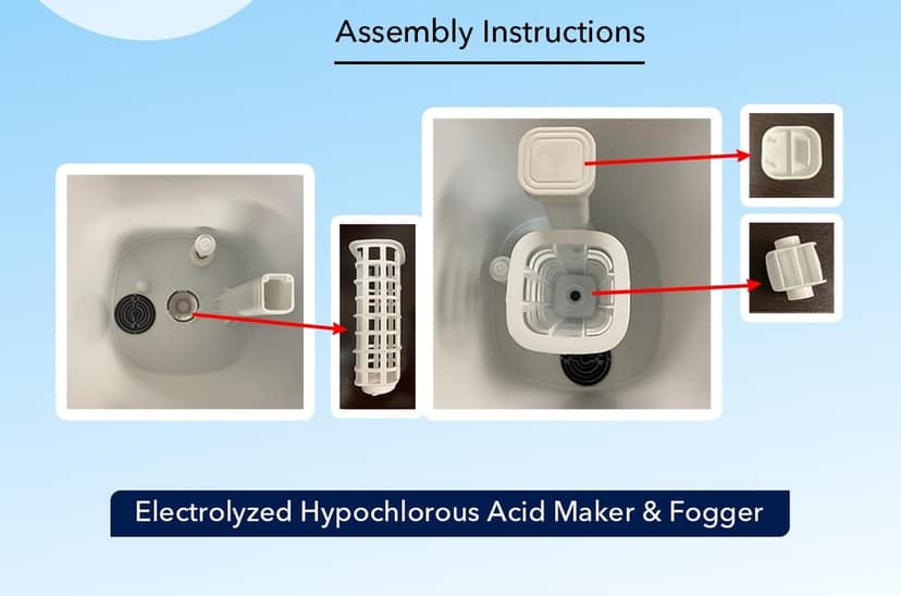 Net2Point Electrolysis Disinfector Hypochlorous Acid Generator and Fogging Machine view 2