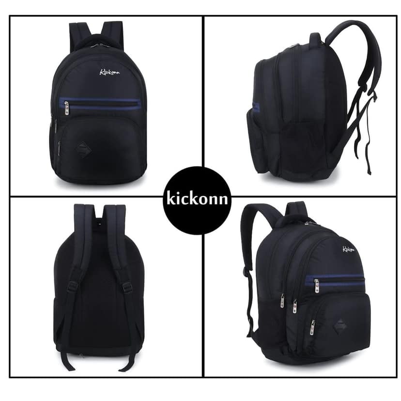 Medium 30 L Laptop Backpack for Men and Women|Unisex|College Bag for Boys and Girls|office |School Bag|Trendy |Stylish (CODE-KLMNA) view 5