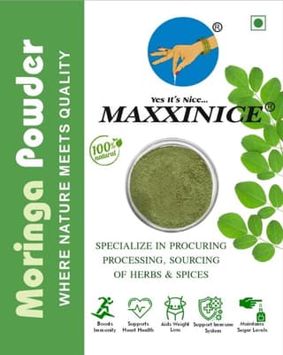 Moringa Powder - 100% Natural, Supports Immune System, Boosts Immunity, Supports Heart Health, Aids Weight Loss, Maintains Sugar Levels