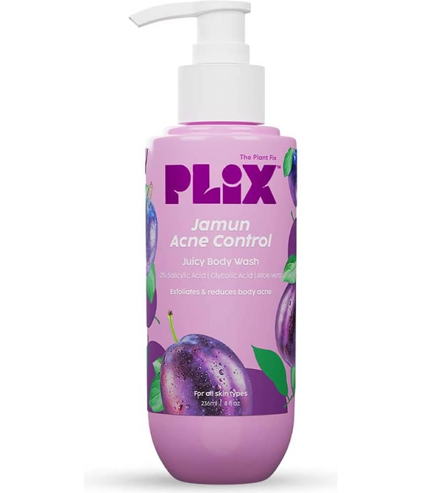 The Plant Fix Plix Jamun 2% Salicylic Acid Body Wash For Body Acne(236 ml)