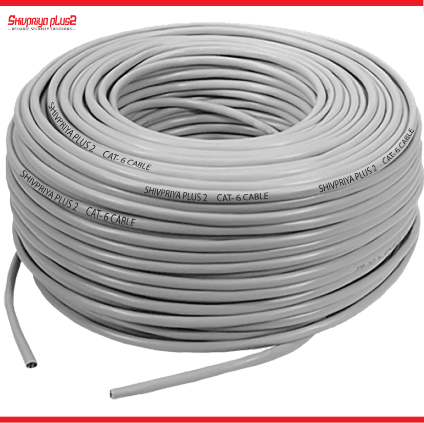 Shivpriya Plus2 Cat6 Ethernet Cable-305 Meter (Gray) view 2
