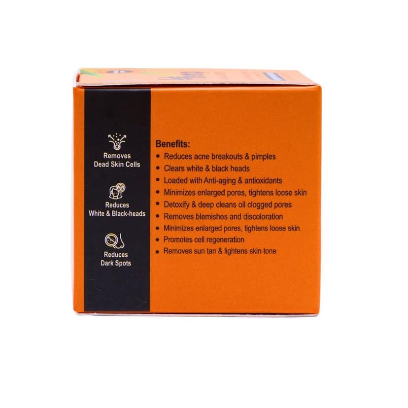 INDUS HEMP NARANGA BERRY| 4-IN-1 SKIN REFINING EXFOLIATOR MASK / SCRUB / CLEANSER / TONER | FOR HEALTHY & GLOWING SKIN view 3