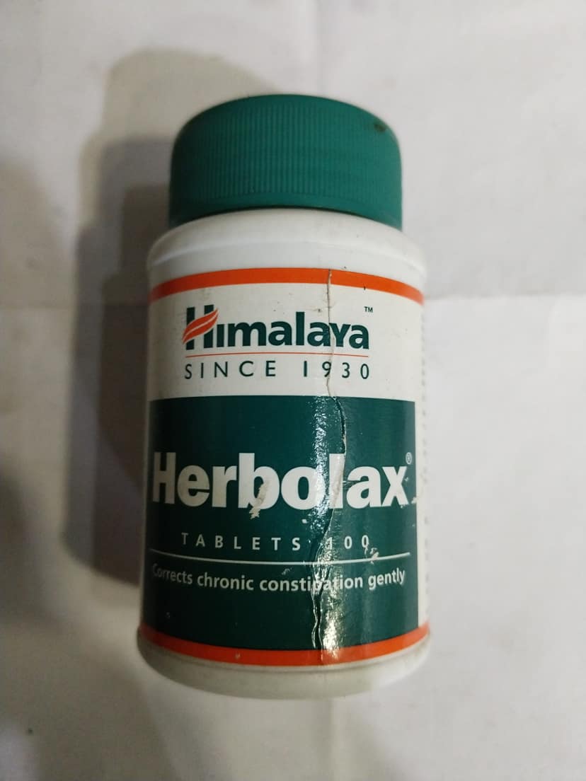 Himalaya Herbolax Tablets 100 Corrects chronic constipation gently