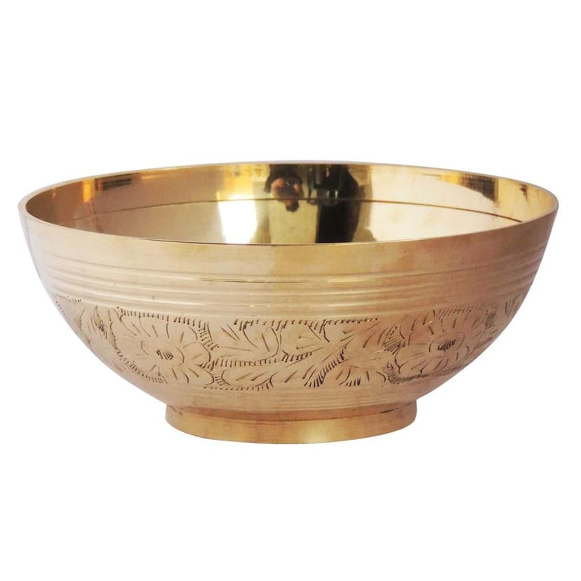 Pure Brass Bowl (ZMAS277 E) view 2
