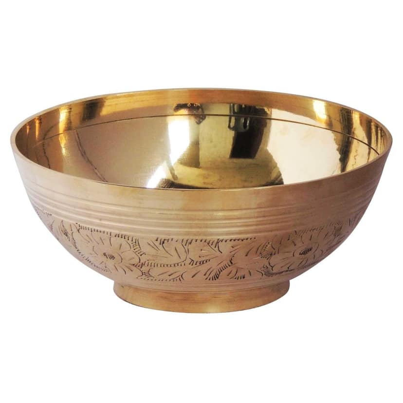 Pure Brass Bowl (ZMAS277 E) view 3