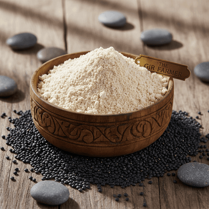 Organic Urad Dal Flour - Pure and Earthy Flour view 3