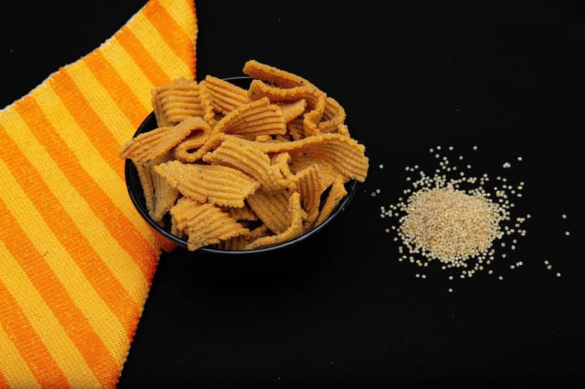 Trumillets Healthy Millet Snack for Kodo Millet Bites | Indian Masala Crispy Namkeen | Healthy and Hygienic Snacks | High Protein & Fiber Snack | No Preservative (Each 125 Gm Pack of 2) view 3