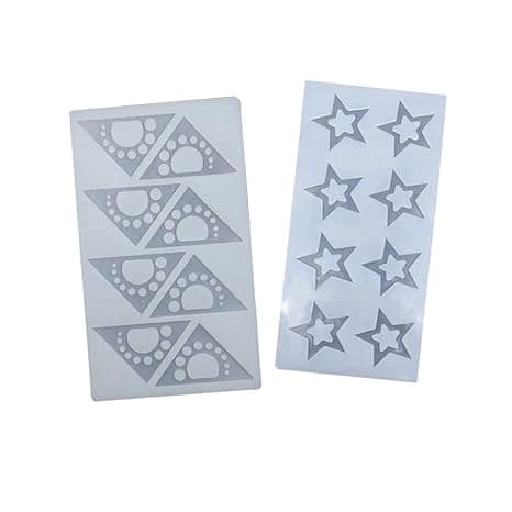 Cake Decoration For Garnishing Chocolate, Silicone Baking Moulds, Pack of 2