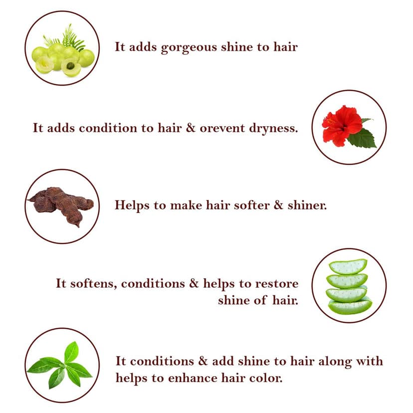 KUHU Herbal No Ammonia Hair Color Natural Brown view 3