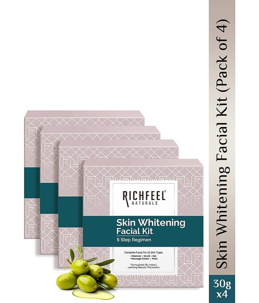 Richfeel 1 Time Use Facial Kit For Normal Skin Fruit 30 ( Pack of 4 )