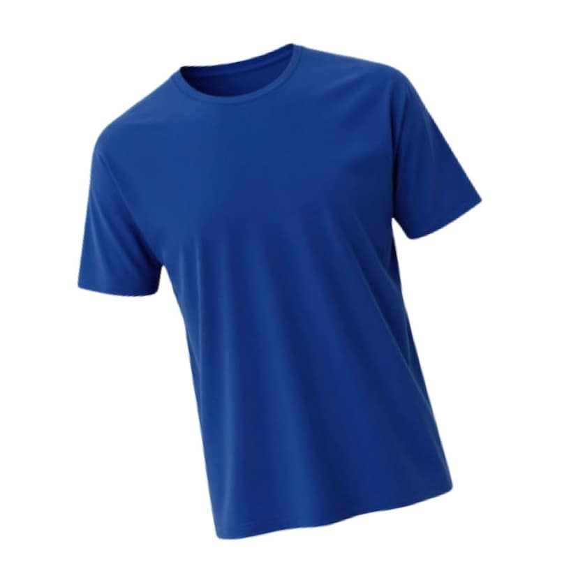 Trishoolin Plain T-Shirt | Regular Fit | Crew Neck / Round Neck Half Sleeve | Design 10000MB | Pack of 1 view 2
