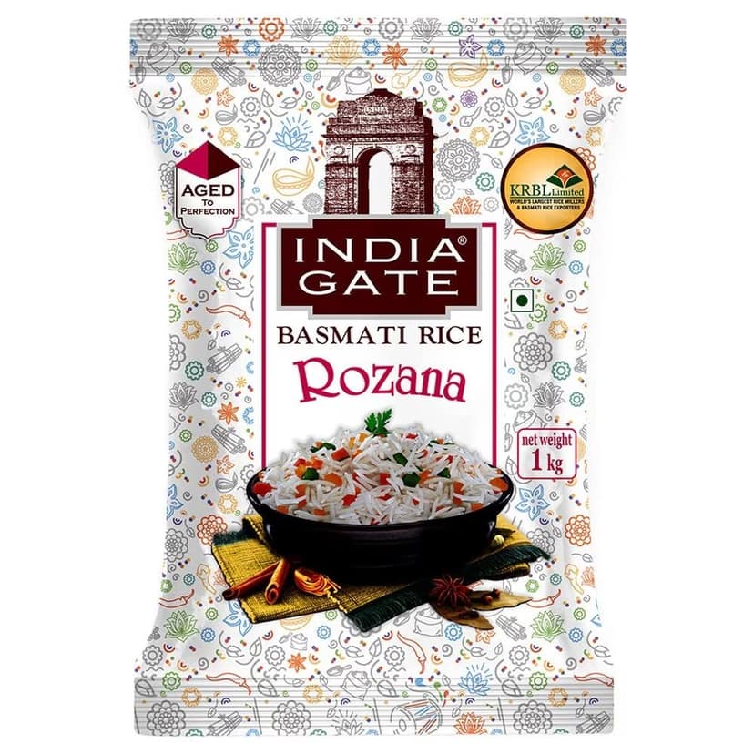 India Gate Feast Rozzana Basmati Rice 1 Kg