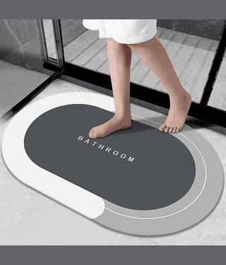 Flyhomes Set of 1 Anti-skid Rubber Door Mat ( 40 X 60 cm ) Multi