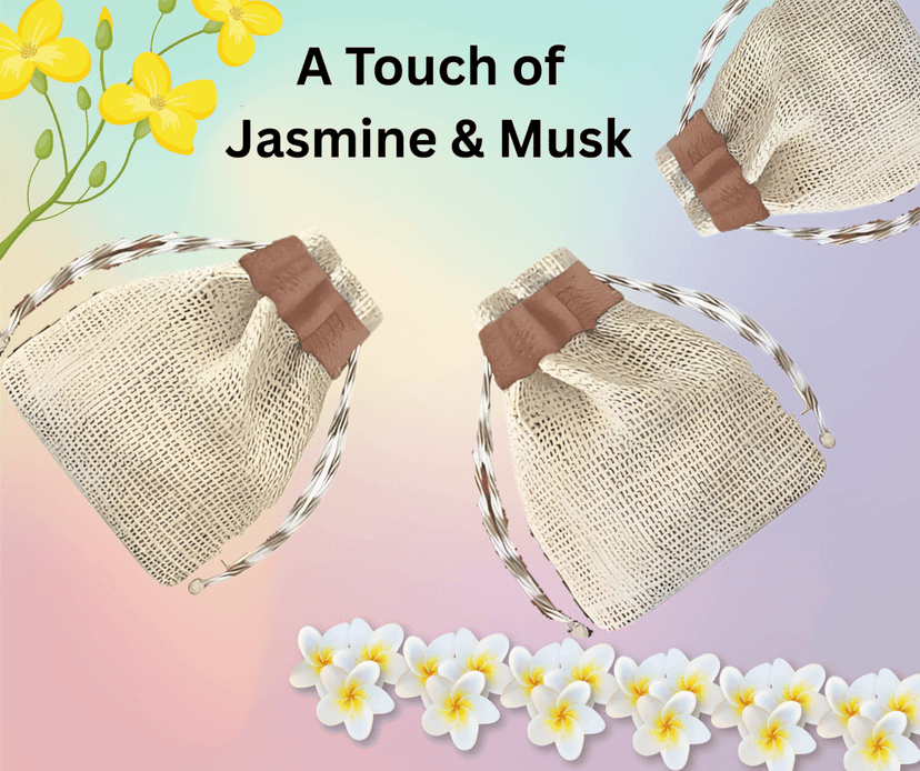 Wektu Jute Bag Hanging Car Perfume - Long Lasting & Natural view 2