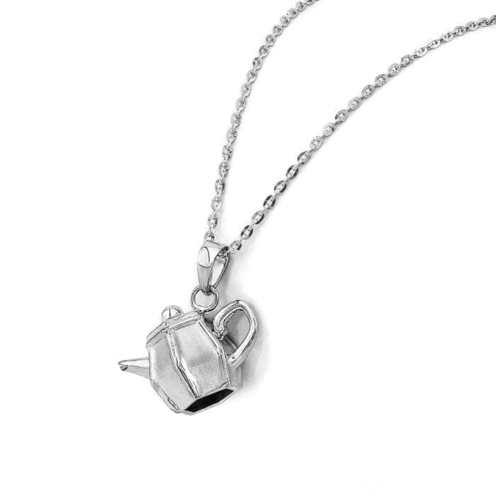 Silver Tiny Tea-Pot Pendant with Chain view 6