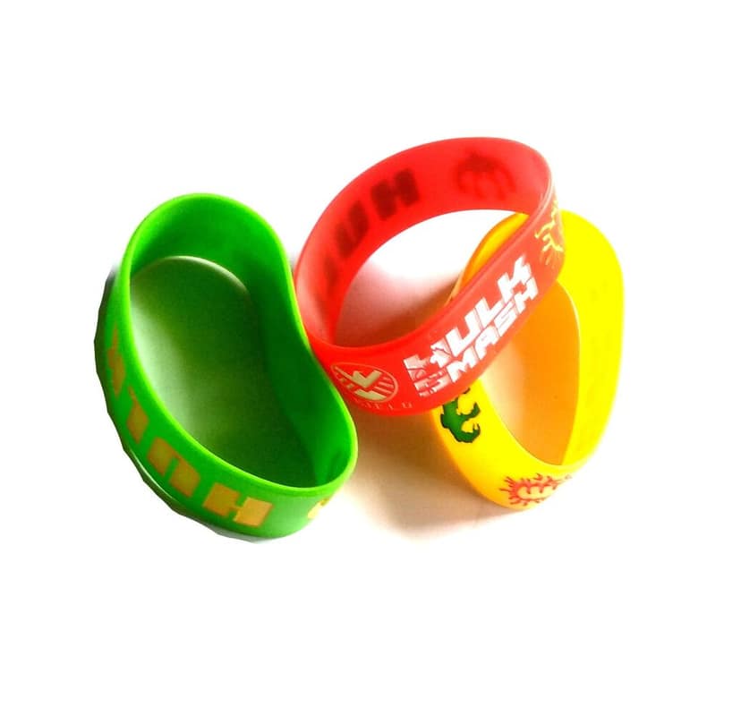 Nawani Silicone Wrist Band - Set of 3 view 2