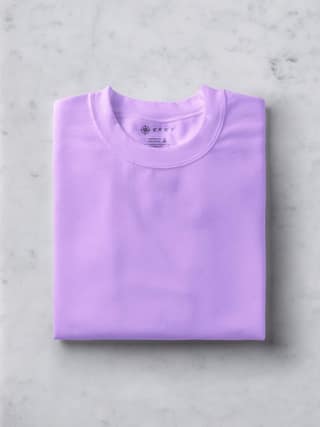 Lavender | Plain t shirt