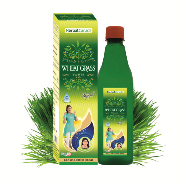 Herbal Canada WHEAT GRASS JUICE 500 ML (PACK OF 2)