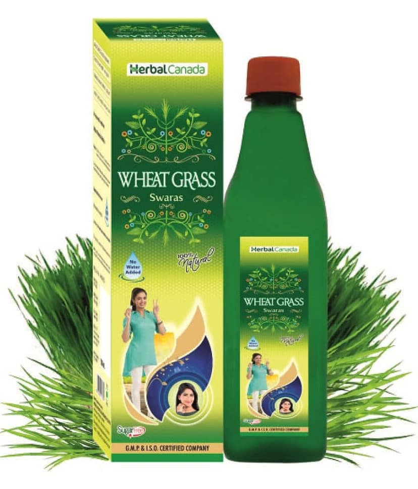 Herbal Canada WHEAT GRASS JUICE 500 ML (PACK OF 2) view 2
