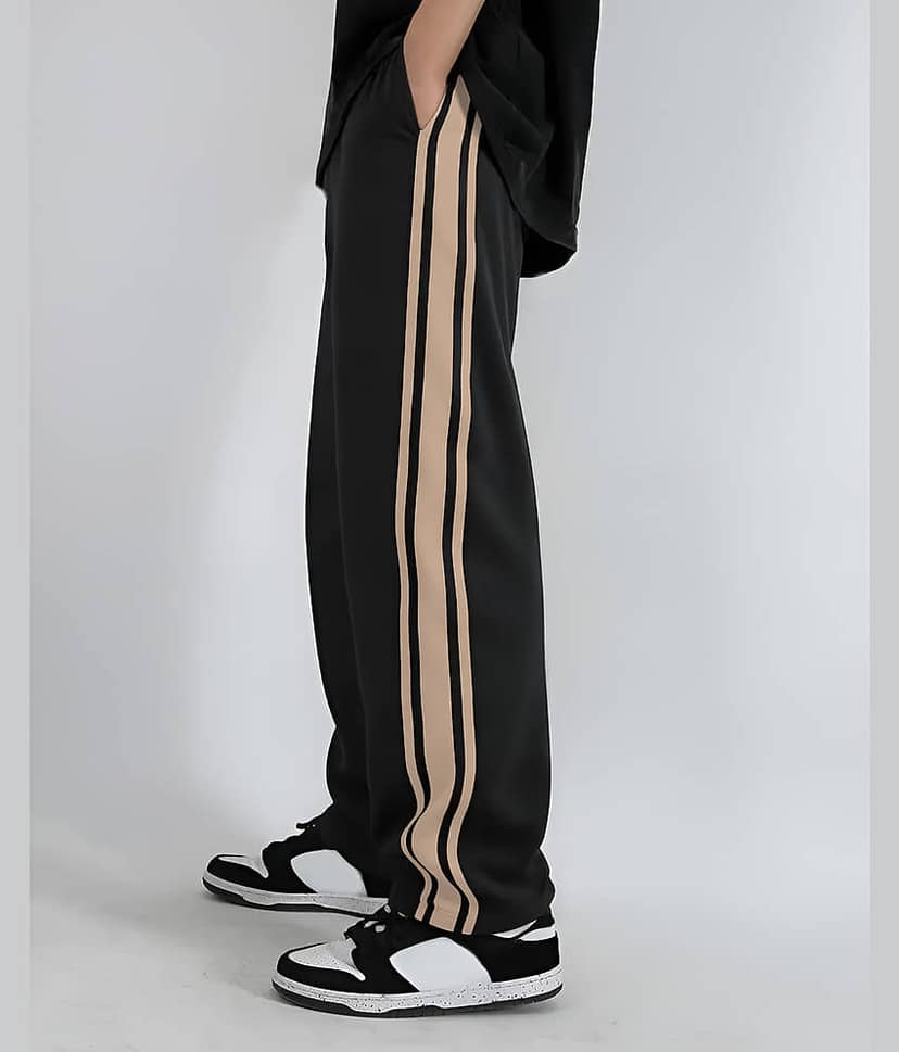 ENITOR Black Polyester Men's Trackpants ( Pack of 1 ) view 2