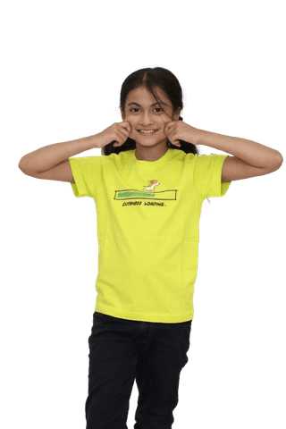 KUCHU Unisex Tshirt (6 Years- 7 Years) | Made of Super Combed Cotton-Modal Natural Fiber Better Than 100% Cotton| Soft & Breathable Fabric| Unique Digitally Printed Design |Vibrant Colour| Cuteness Loading