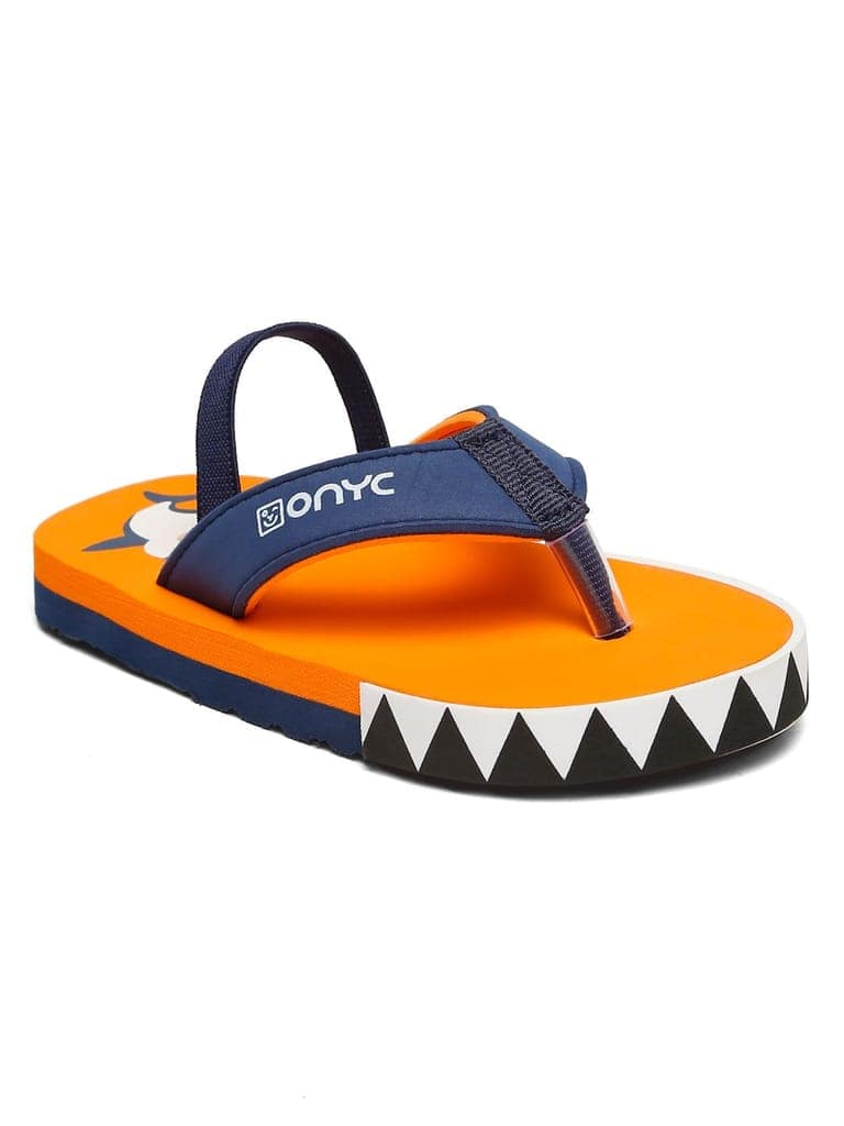 Premium Shark Flip-flops With Adjustable BackSupport - Orange (Unisex) view 5