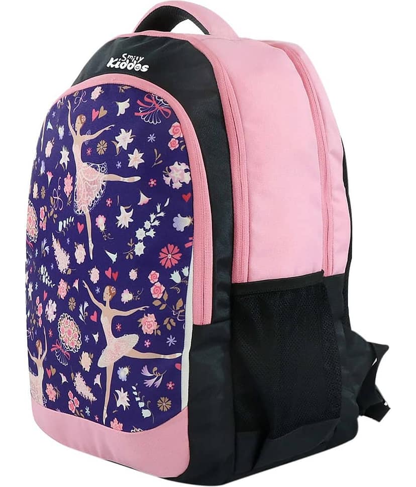 smilykiddos bag 25 Ltrs Purple Polyester College Bag view 2
