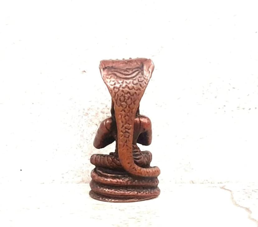 Searchers Paradise - Copper Idols Manavala Mahamuni,1.8 inches, Copper Handmade 50 Grams, Patina Antique Finish, Pack of 1 Piece view 2