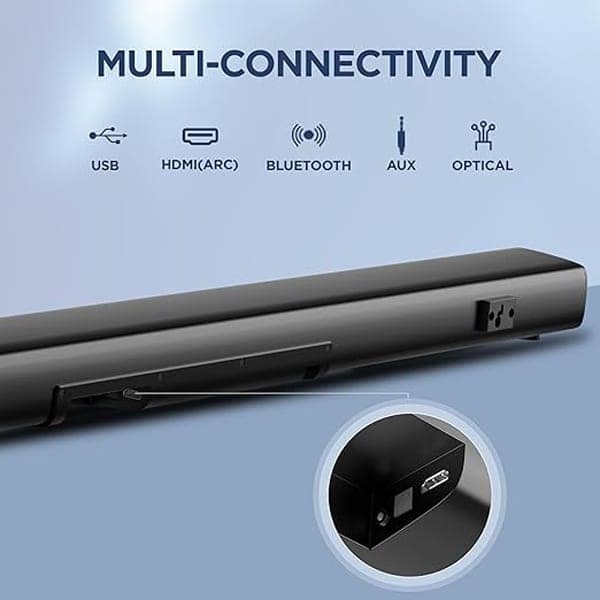 boAt Aavante Bar Quake 200W 2.1 Channel Soundbar with Wired Subwoofer view 4