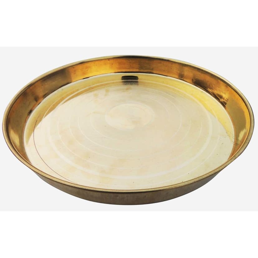 Brass Thali No. 14 (ZMAS441 G) view 3