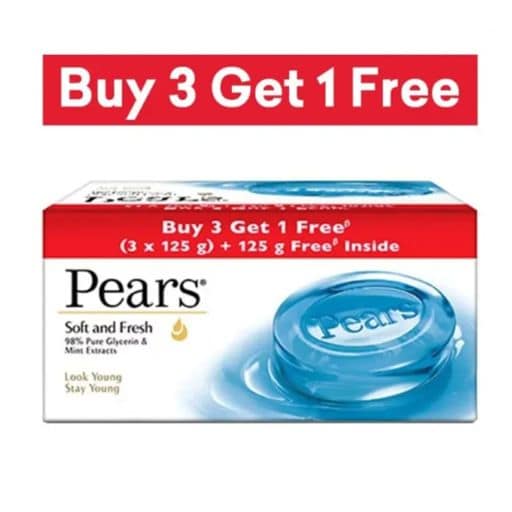 Pears Soap Softfre 125X3 Gms