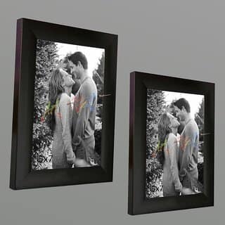 CHARKEE Wood Black Photo Frame Sets (Pack of 2) view 2