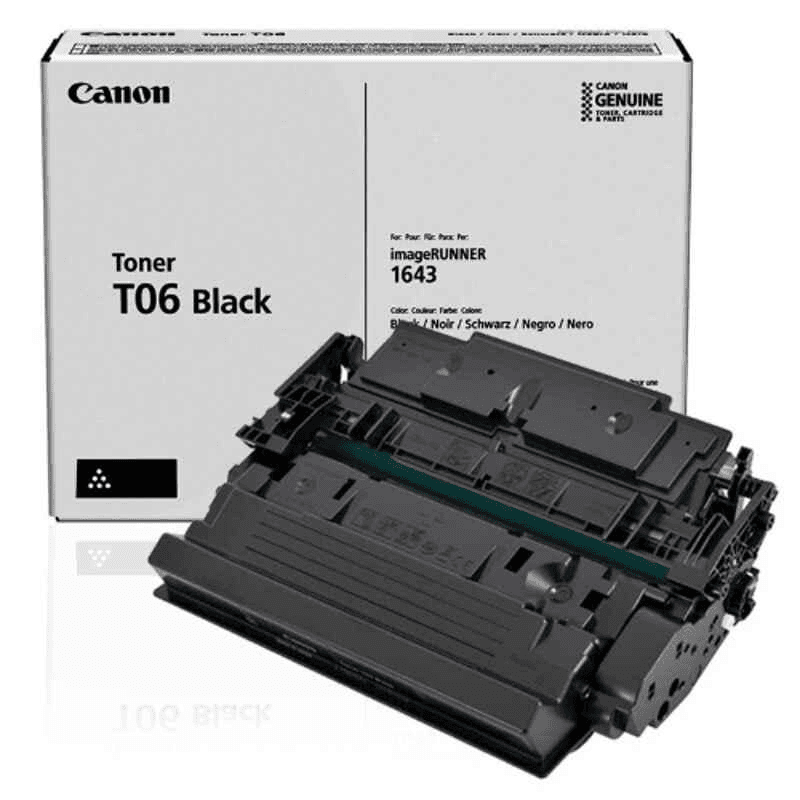 Canon T06 Black Original Toner Cartridge for imageRUNNER IR1643, IR1643i, IR1643iF, IR1643P view 2
