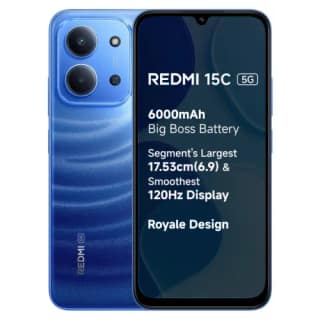 REDMI 15C (Moonlight Blue, 8GB RAM, 128GB Storage)