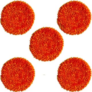 The Brown Box Rangoli mat,Set of 5,Rangoli Stencils,Rangoli Stickers,Diwali Decoration Items,Pongal Rangoli,Ganpati Decor