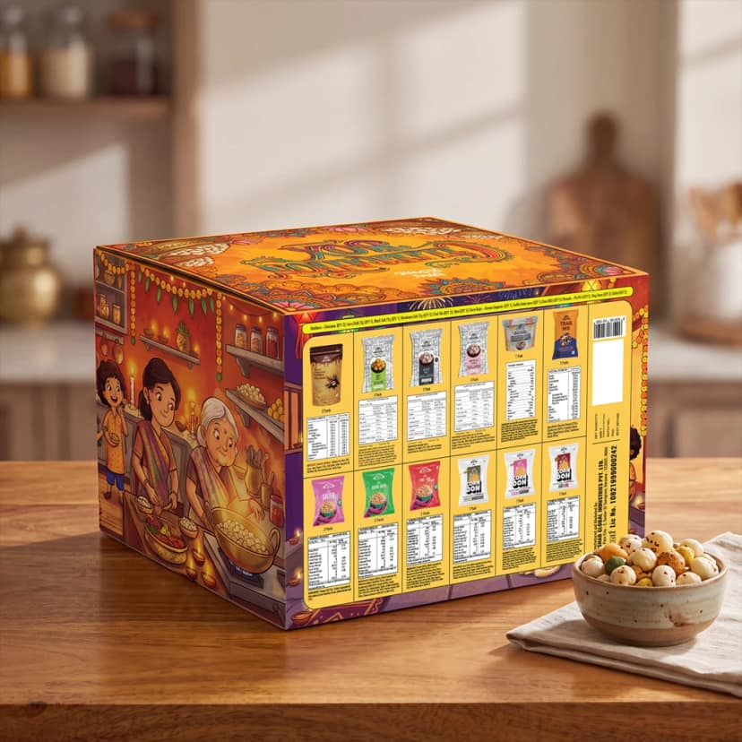 Mr Makhana Celebration Gift Box view 2