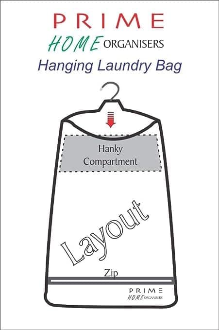 Jupiter Hanging Laundry Bag - Spotty Fawn view 2
