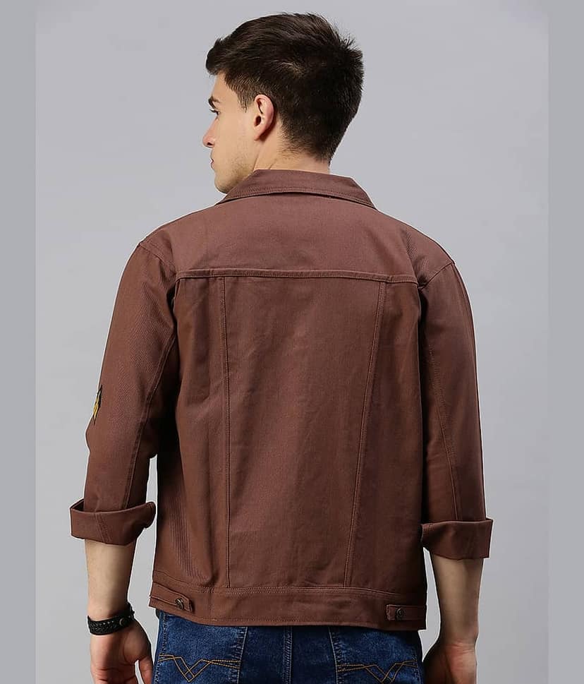 VOXATI Denim Men's Denim Jacket - Green ( Pack of 1 ) view 3