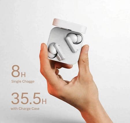 BEST TWS Earphones Full Touch Control Headphones Built-in Microphone Premium Sound Quality Ensure Fast Stable & Connection With Type C Charger