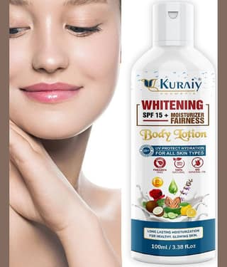Kuraiy Whitening Body Lotion On Skin Lighten Brightening Body Lotion Cream (100 Ml) Pack Of 1
